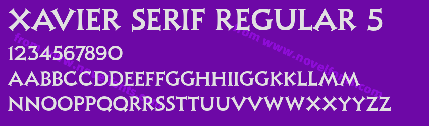 Xavier Serif Regular 5Preview
