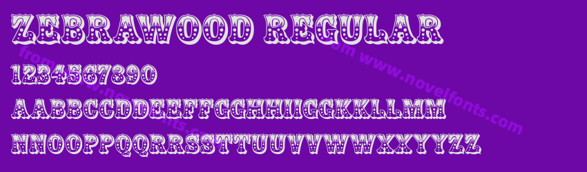 Zebrawood RegularPreview Zebrawood RegularPreview