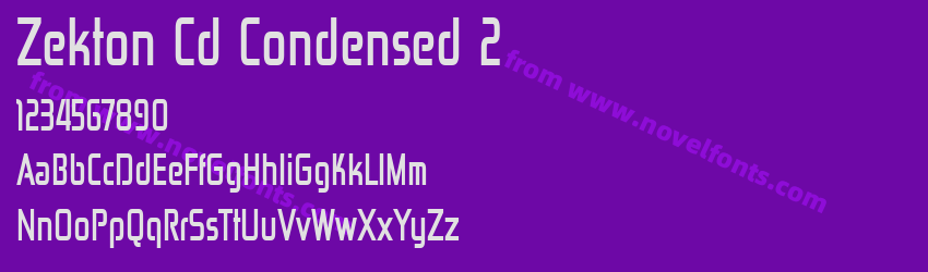 Zekton Cd Condensed 2Preview Zekton Cd Condensed 2Preview