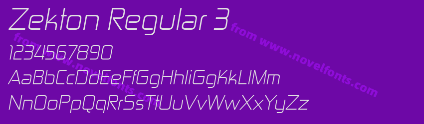 Zekton Regular 3Preview Zekton Regular 3Preview