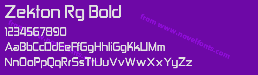 Zekton Rg BoldPreview Zekton Rg BoldPreview