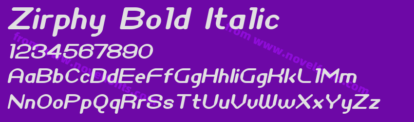 Zirphy Bold ItalicPreview Zirphy Bold ItalicPreview