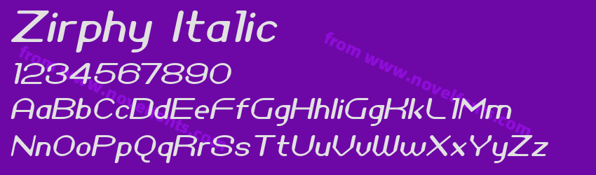 Zirphy ItalicPreview Zirphy ItalicPreview