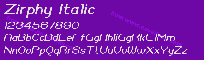 Zirphy ItalicPreview Zirphy ItalicPreview