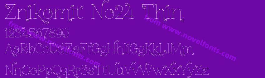 Znikomit No24 ThinPreview Znikomit No24 ThinPreview