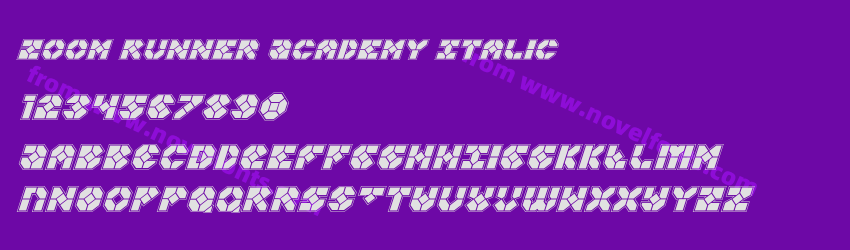 Zoom Runner Academy ItalicPreview Zoom Runner Academy ItalicPreview