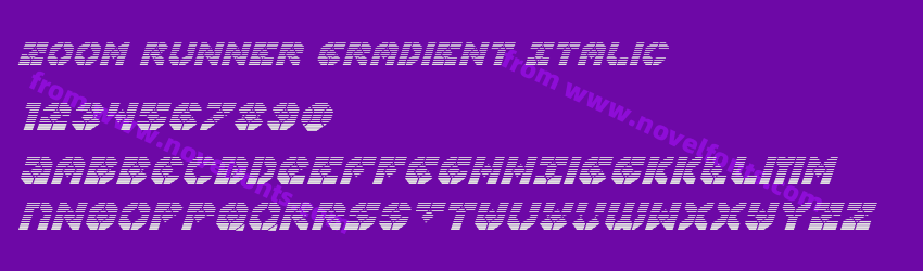 Zoom Runner Gradient ItalicPreview Zoom Runner Gradient ItalicPreview