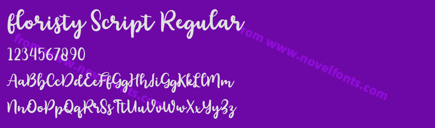 floristy Script RegularPreview floristy Script RegularPreview