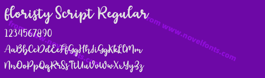 floristy Script RegularPreview floristy Script RegularPreview
