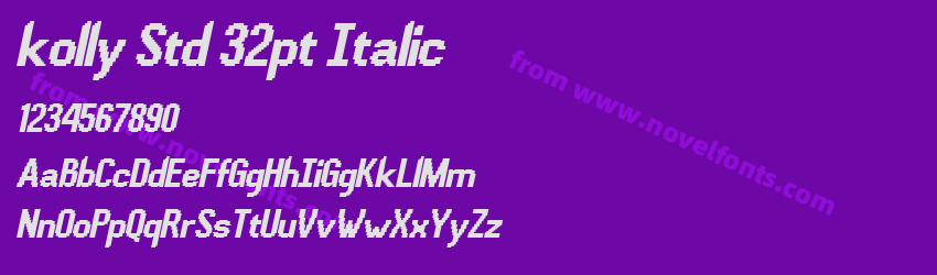 kolly Std 32pt ItalicPreview kolly Std 32pt ItalicPreview