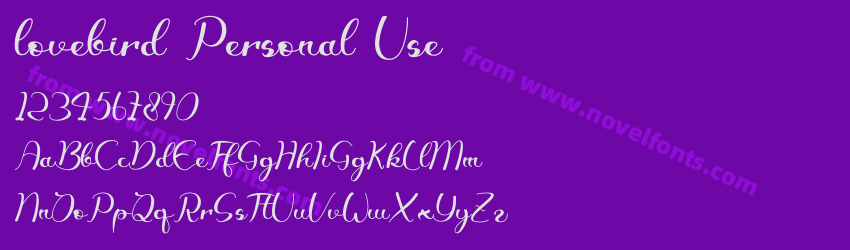 lovebird Personal UsePreview lovebird Personal UsePreview
