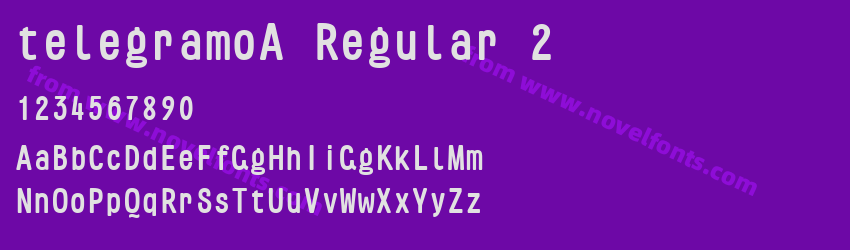 telegramoA Regular 2Preview telegramoA Regular 2Preview