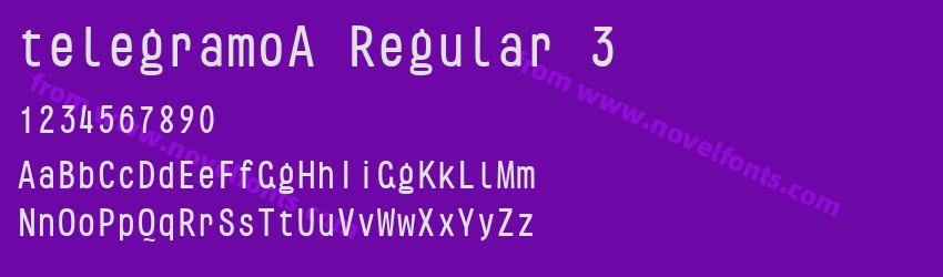 telegramoA Regular 3Preview telegramoA Regular 3Preview