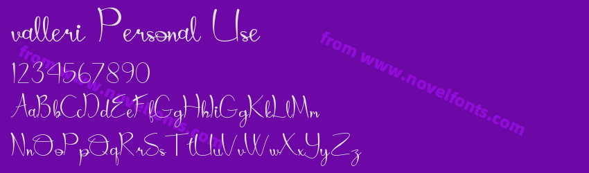 valleri Personal UsePreview valleri Personal UsePreview