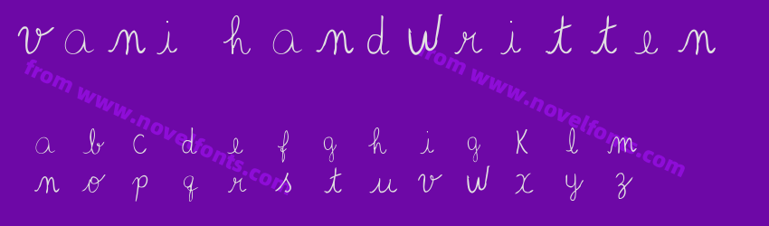 vani handwrittenPreview vani handwrittenPreview