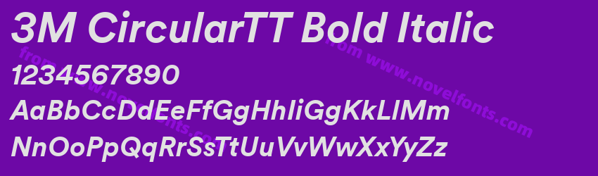 3M CircularTT Bold ItalicPreview 3M CircularTT Bold ItalicPreview