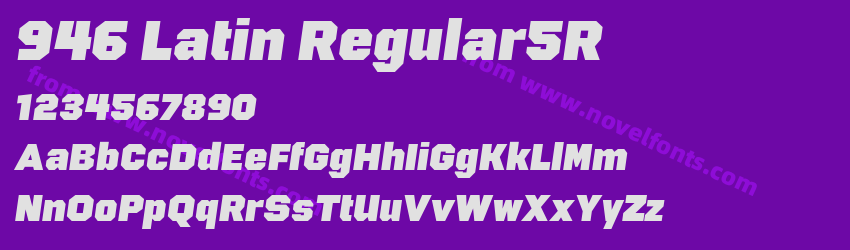 946 Latin Regular5RPreview 946 Latin Regular5RPreview