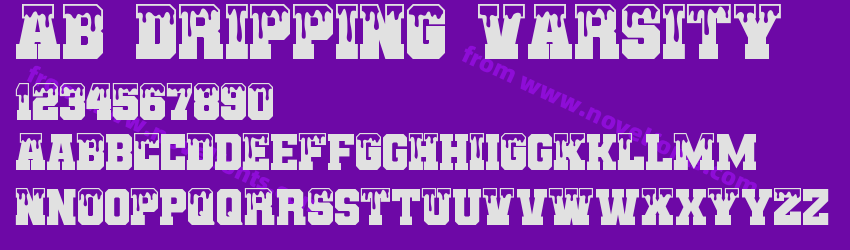 AB DRIPPING VARSITYPreview AB DRIPPING VARSITYPreview