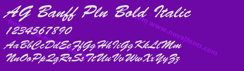 AG Banff Pln Bold ItalicPreview AG Banff Pln Bold ItalicPreview