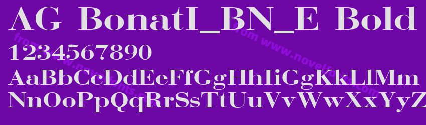 AG BonatI_BN_E BoldPreview AG BonatI_BN_E BoldPreview