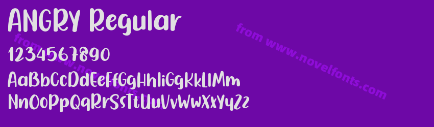 ANGRY RegularPreview ANGRY RegularPreview