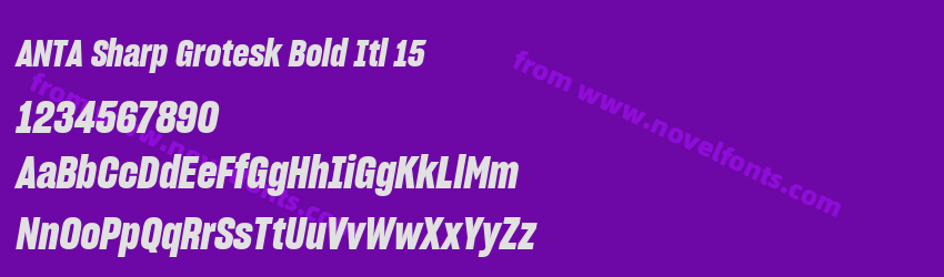 ANTA Sharp Grotesk Bold Itl 15Preview ANTA Sharp Grotesk Bold Itl 15Preview