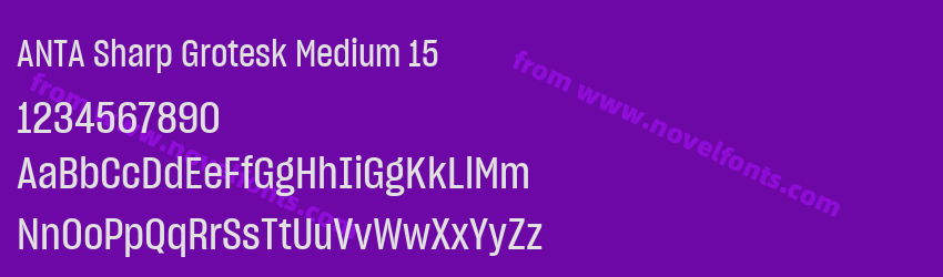 ANTA Sharp Grotesk Medium 15Preview ANTA Sharp Grotesk Medium 15Preview