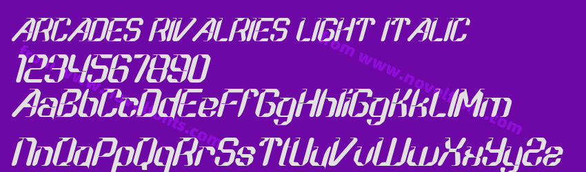 ARCADES RIVALRIES LIGHT ITALICPreview ARCADES RIVALRIES LIGHT ITALICPreview