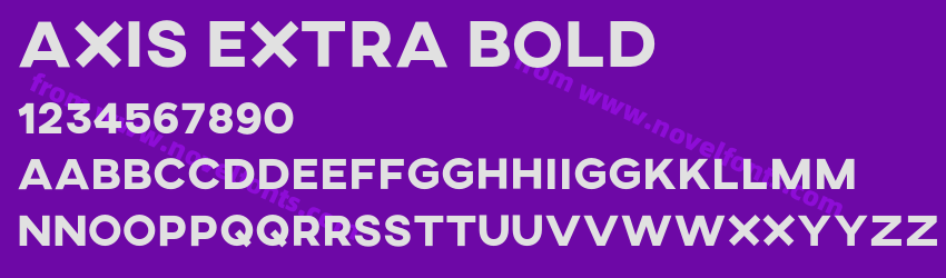 AXIS Extra BoldPreview AXIS Extra BoldPreview