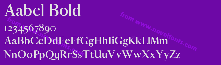 Aabel BoldPreview Aabel BoldPreview