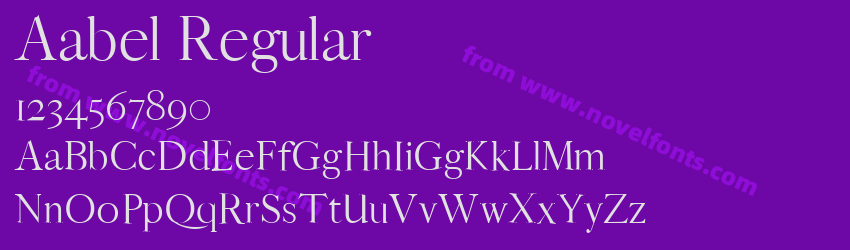 Aabel RegularPreview Aabel RegularPreview