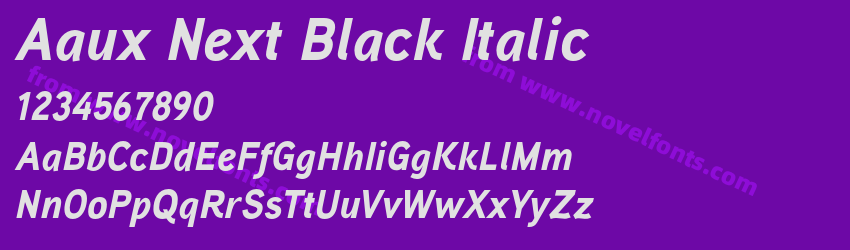 Aaux Next Black ItalicPreview Aaux Next Black ItalicPreview