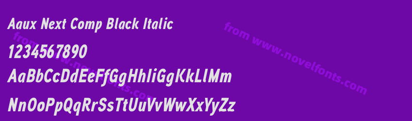 Aaux Next Comp Black ItalicPreview Aaux Next Comp Black ItalicPreview