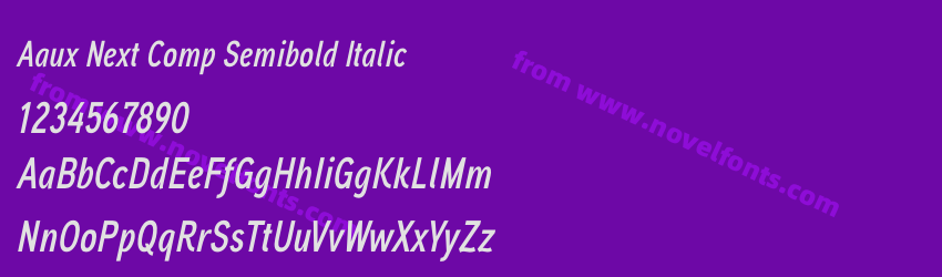 Aaux Next Comp Semibold ItalicPreview Aaux Next Comp Semibold ItalicPreview