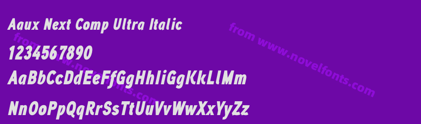 Aaux Next Comp Ultra ItalicPreview Aaux Next Comp Ultra ItalicPreview