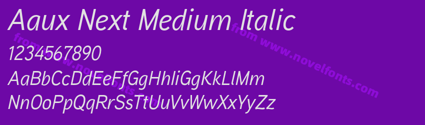 Aaux Next Medium ItalicPreview Aaux Next Medium ItalicPreview