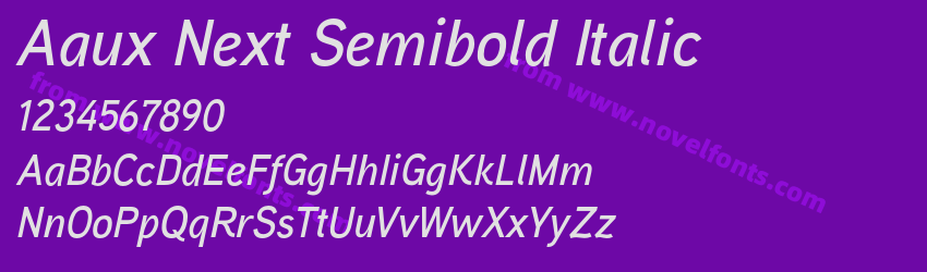 Aaux Next Semibold ItalicPreview Aaux Next Semibold ItalicPreview