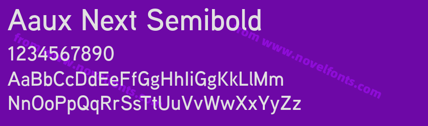 Aaux Next SemiboldPreview Aaux Next SemiboldPreview