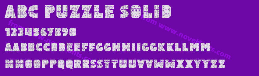 Abc Puzzle SolidPreview Abc Puzzle SolidPreview