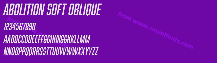 Abolition Soft ObliquePreview Abolition Soft ObliquePreview