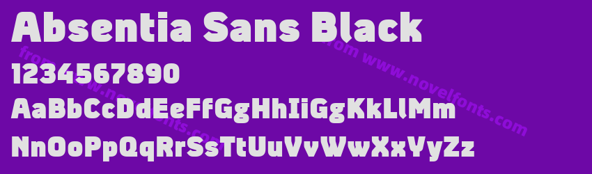 Absentia Sans BlackPreview Absentia Sans BlackPreview
