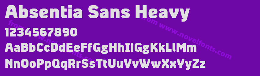 Absentia Sans HeavyPreview