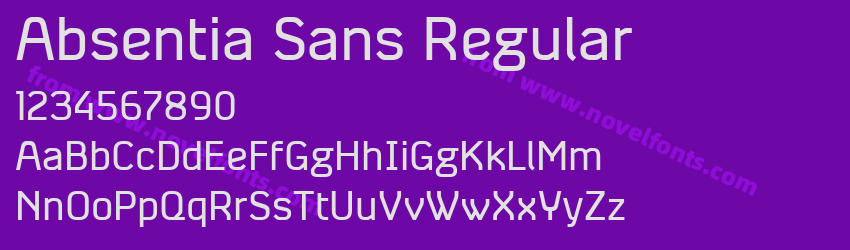 Absentia Sans RegularPreview Absentia Sans RegularPreview