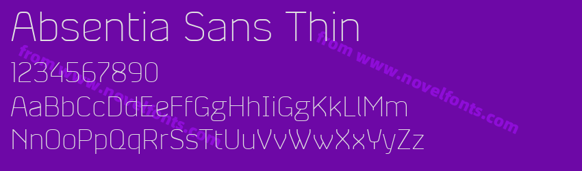 Absentia Sans ThinPreview Absentia Sans ThinPreview