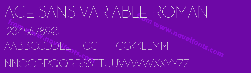 Ace Sans Variable RomanPreview Ace Sans Variable RomanPreview