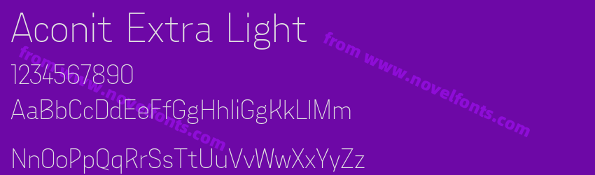 Aconit Extra LightPreview Aconit Extra LightPreview