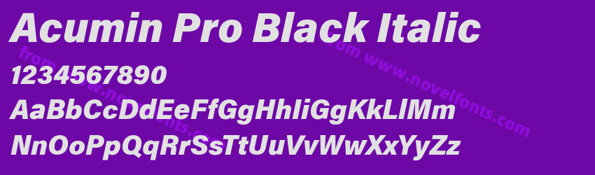Acumin Pro Black ItalicPreview Acumin Pro Black ItalicPreview