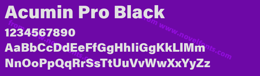 Acumin Pro BlackPreview Acumin Pro BlackPreview