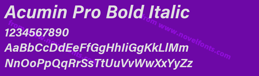 Acumin Pro Bold ItalicPreview Acumin Pro Bold ItalicPreview