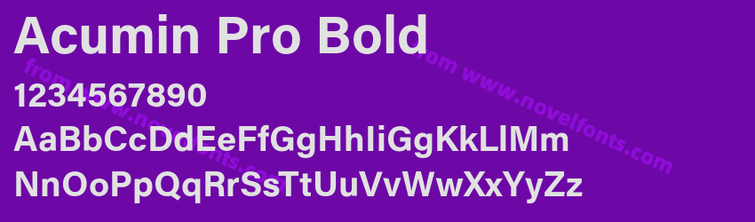Acumin Pro BoldPreview Acumin Pro BoldPreview